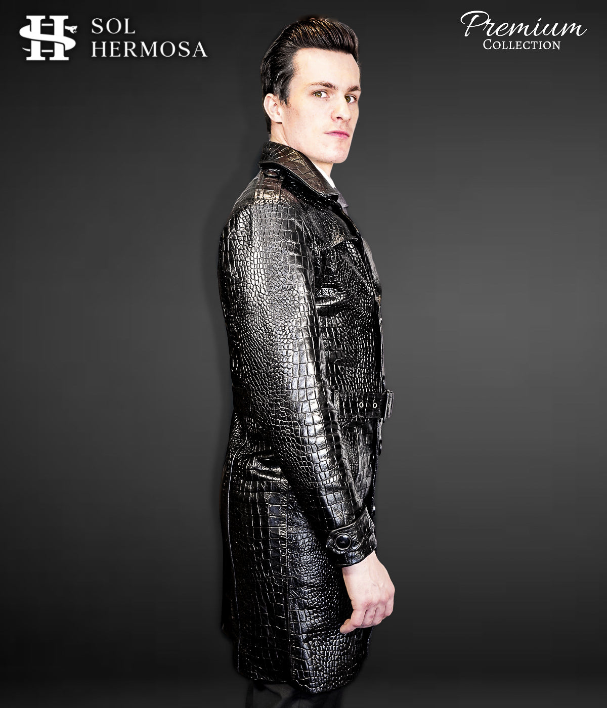 Men's Leather Coat - Zeus