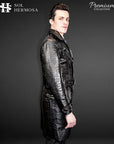 Men's Leather Coat - Zeus