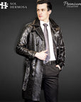 Men's Leather Coat - Zeus