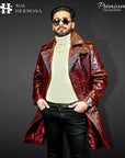 Men's Leather Coat - Zeus
