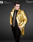 Men's Leather Coat - Zeus