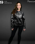 Women's Modern Leather Jacket - Hera