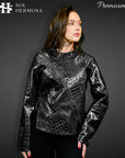 Women's Modern Leather Jacket - Hera