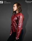Modern Leather Jacket For Women- Hera