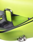The J Marc Green Glow Smooth Leather Shoulder Crossbody Handbag