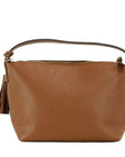 Thea Small Moose Pebbled Leather Slouchy Shoulder Handbag