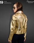 Biker Leather Jacket For Women- Athena