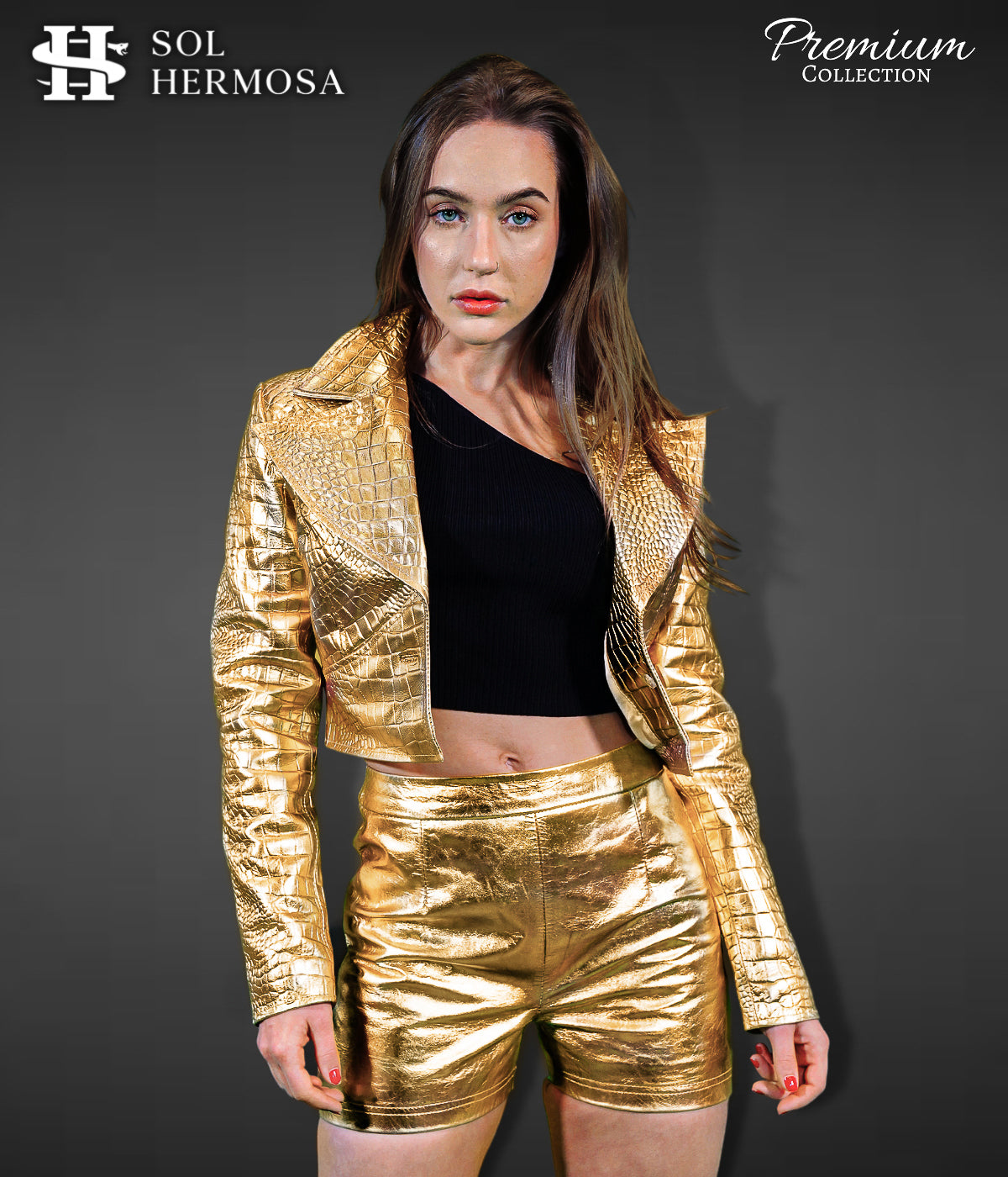 Leather Blazer For Women - Anna