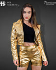 Leather Blazer For Women - Anna