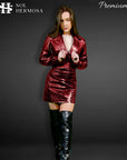 Leather Blazer For Women - Anna