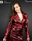 Leather Blazer For Women - Anna