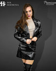 Leather Blazer For Women - Anna