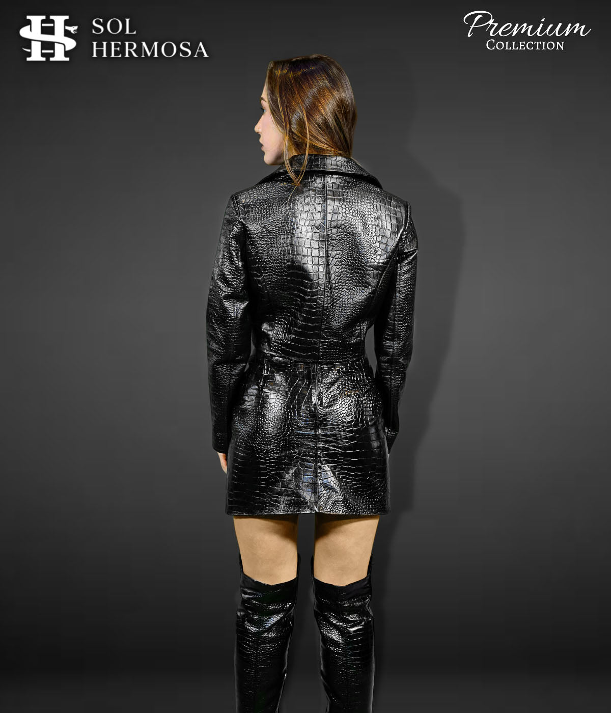 Leather Blazer For Women - Anna