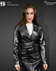 Leather Blazer For Women - Anna