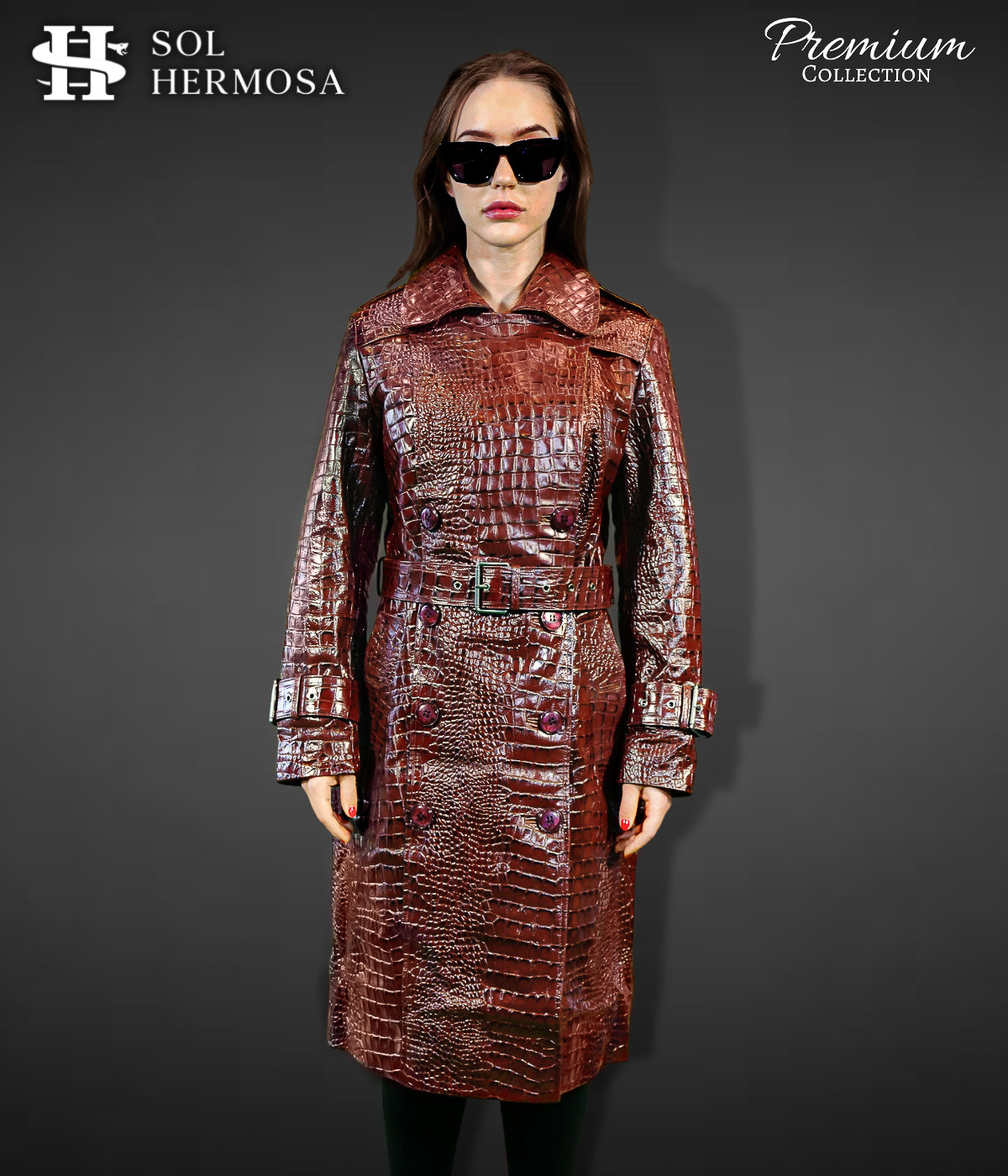 Women's Leather Coat - Artemis