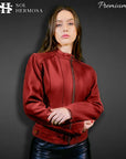 Leather Jacket For Women - Ananke