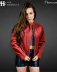 Leather Jacket For Women - Ananke