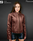 Leather Jacket For Women - Ananke