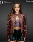 Women's Leather Jacket - Ananke