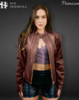 Leather Jacket For Women - Ananke