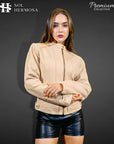 Leather Jacket For Women - Ananke