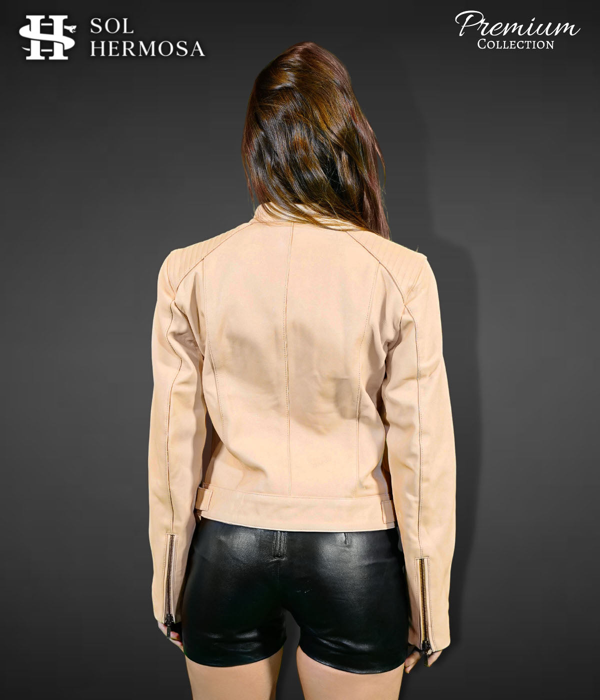 Leather Jacket For Women - Ananke