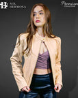 Leather Jacket For Women - Ananke