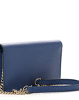 Elegant Calfskin Leather WOC Shoulder Bag