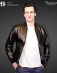 Antony Men's Real Leather Jacket