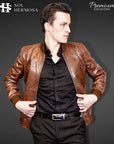 Antony Men's Real Leather Jacket