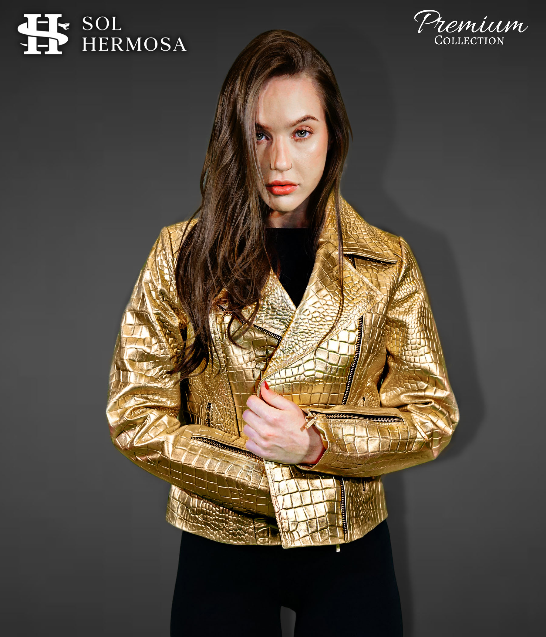 Buy Athena Women's Genuine Leather Jacket  Leather Jacket for Women – Sol  Hermosa Inc.
