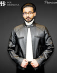 Men's Leather Jacket - Andre