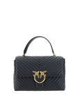 Elegant Black Calf Leather Handbag