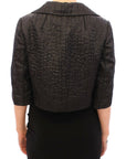 Elegant Black Bolero Shrug Jacket