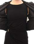 Elegant Black Bolero Shrug Jacket