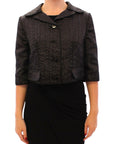 Elegant Black Bolero Shrug Jacket