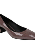 Bottega Veneta Women's Mauve Patent Leather Heel