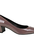 Bottega Veneta Women's Mauve Patent Leather Heel