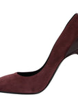 Women's Dark Rose Suede Leather Luxe Heels