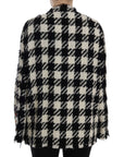 Elegant Woven Monochrome Jacket