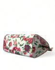 Elegant Floral Sicily Leather Shoulder Bag