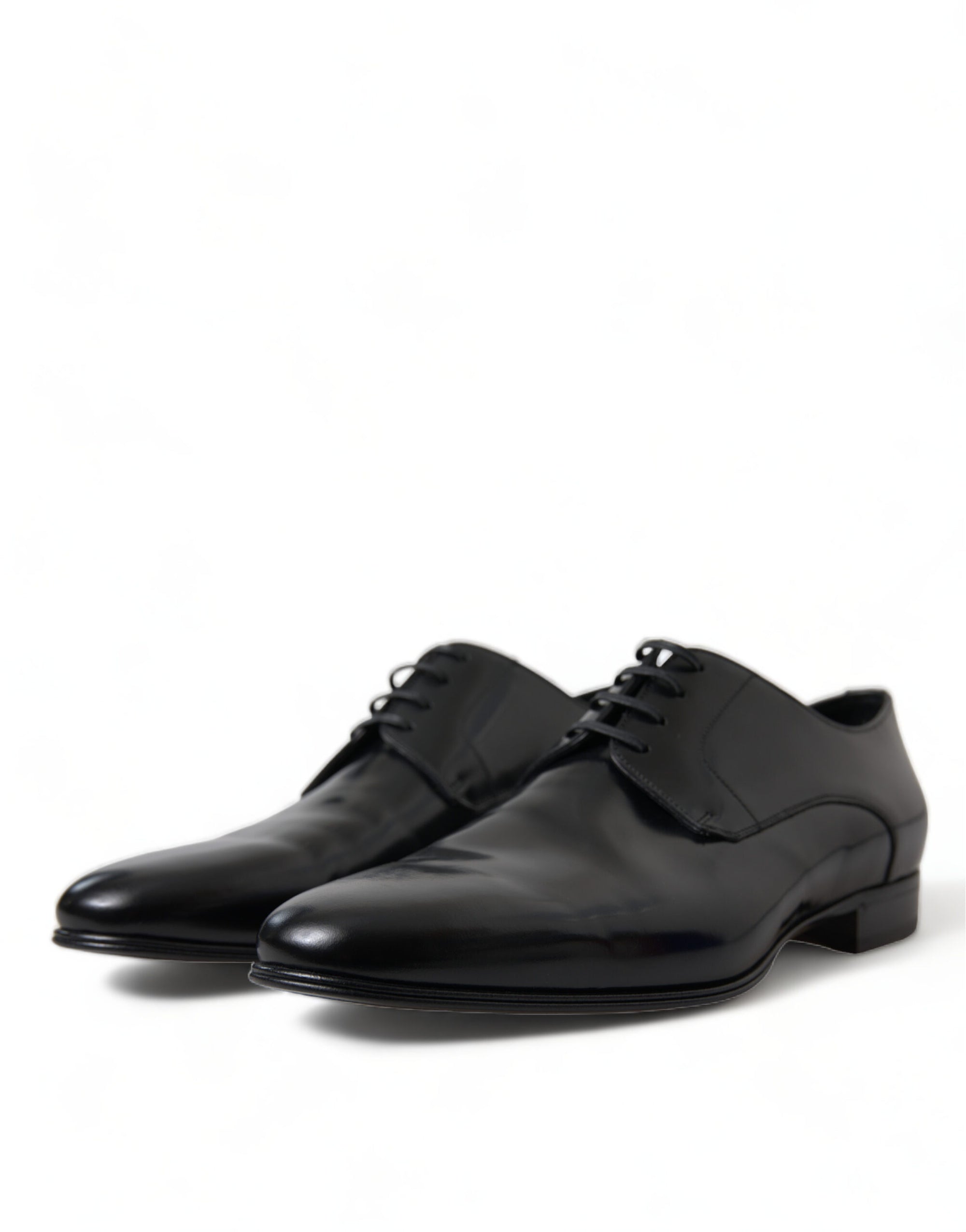 Elegant Men&#39;s Leather Lace-Up Derby Shoes
