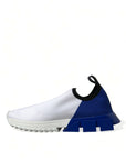 Chic Low Top Sorrento Sneakers in Blue and White