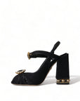 Elegant Black Ankle Strap Heels