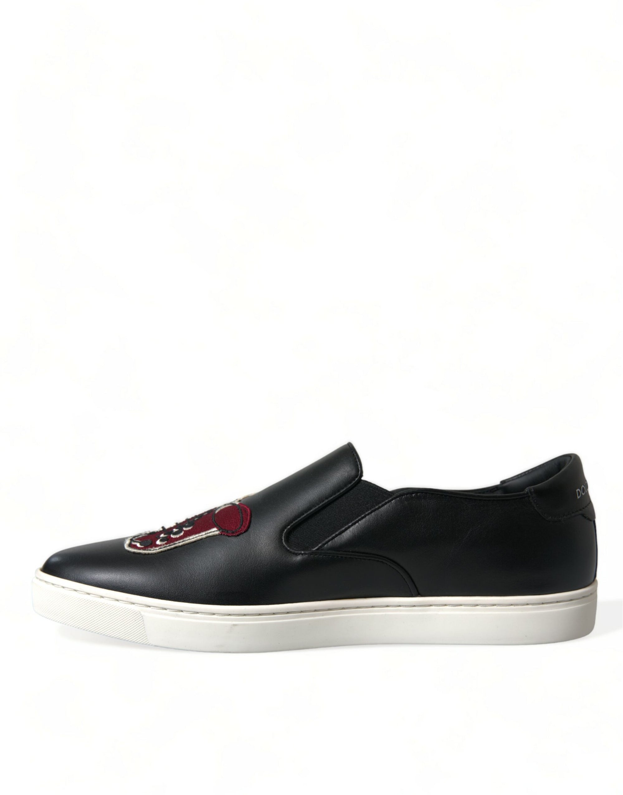 Elegant Black Slip-On Sneakers
