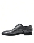 Exquisite Sequined Derby Dress Shoes