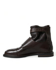 Elegant Mens Leather Ankle Boots