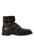 Elegant Mens Leather Ankle Boots