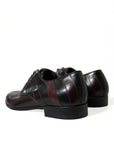 Elegant Striped Leather Dress Shoes