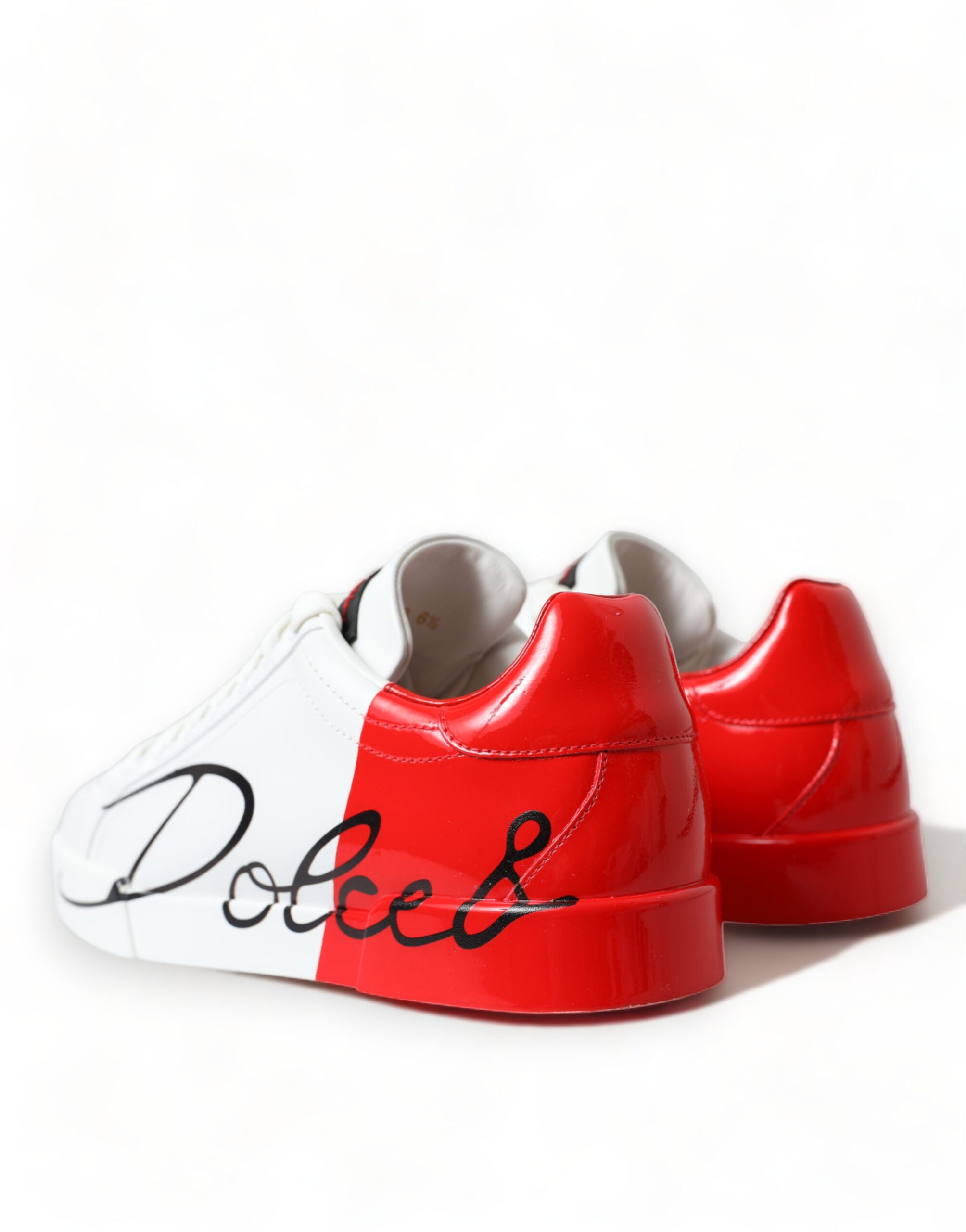 Red dolce and gabbana sneakers on sale